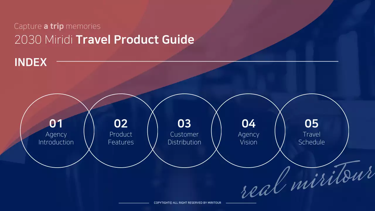 Red Modern Travel Brochure Presentation