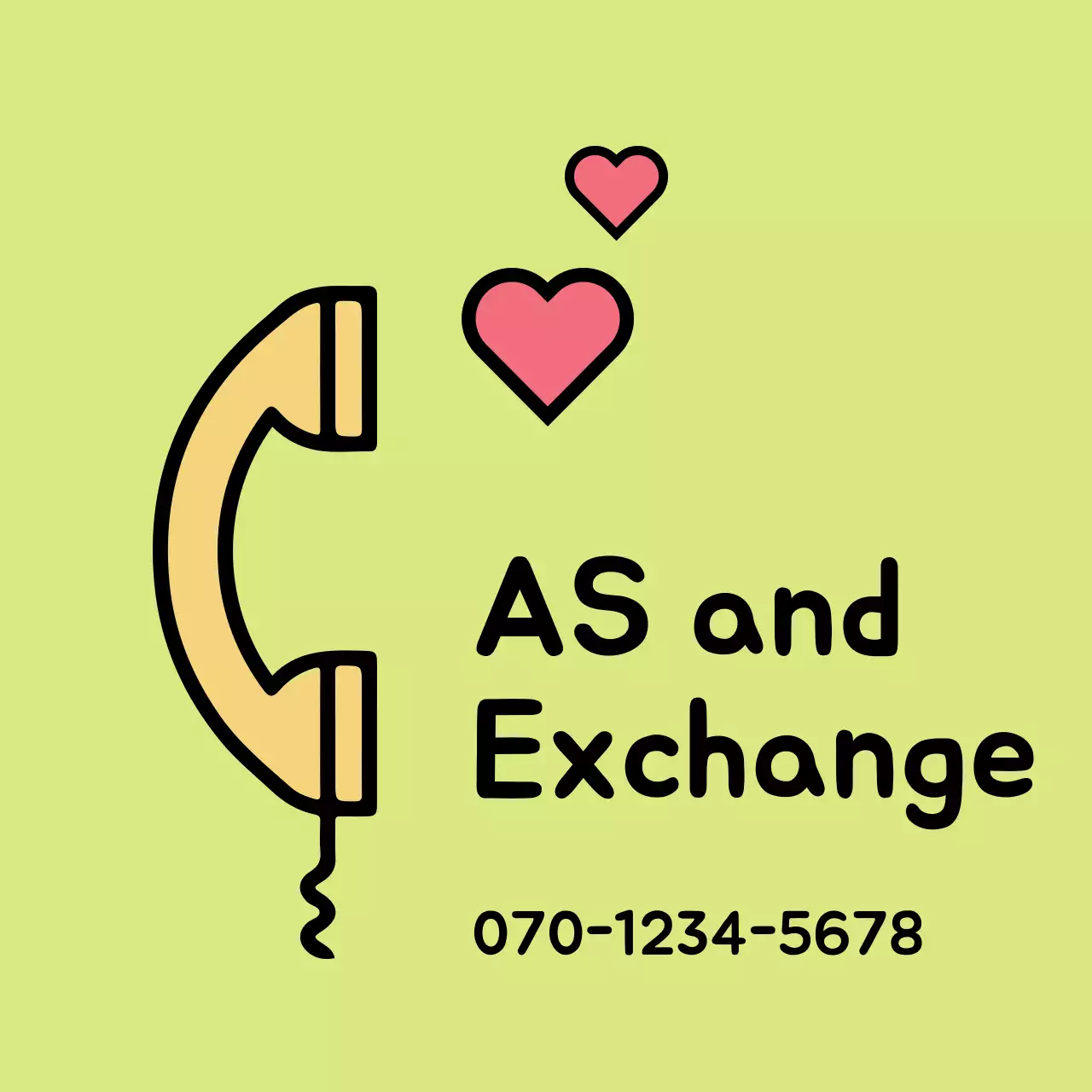 Green Simple Service Notice Banner