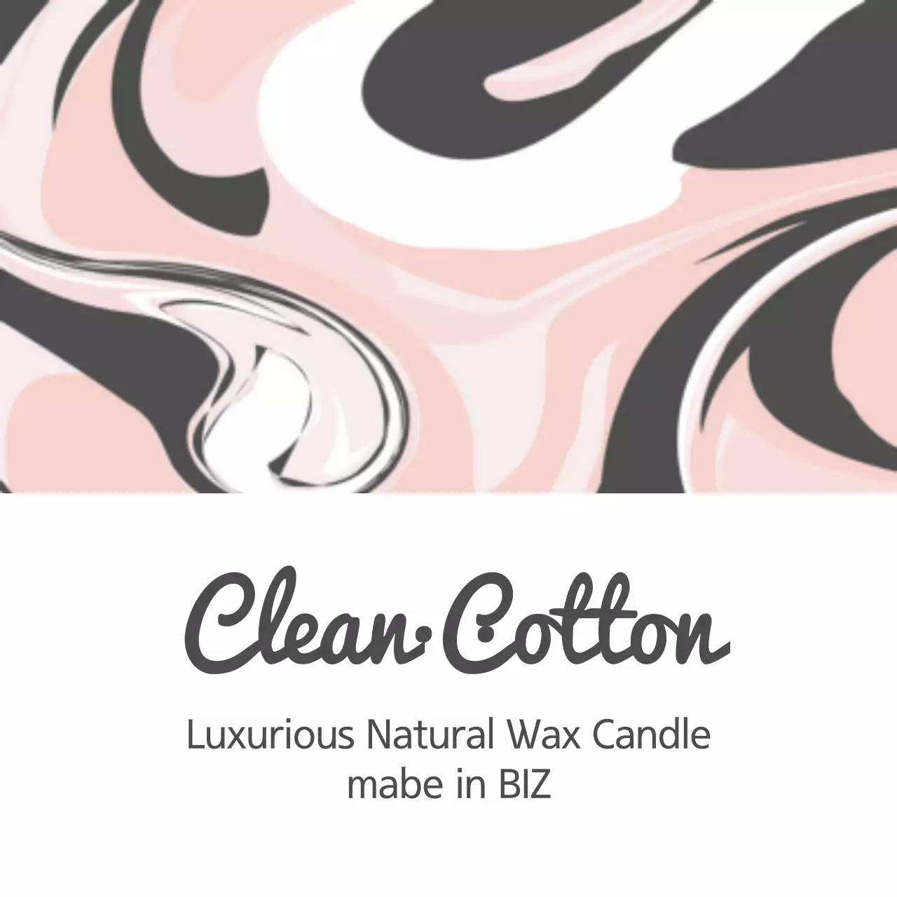 Banner quảng cáo nến trừu tượng màu hồng