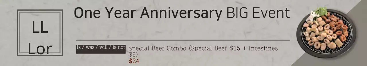 Banner de promoção de alimentos elegante cinza