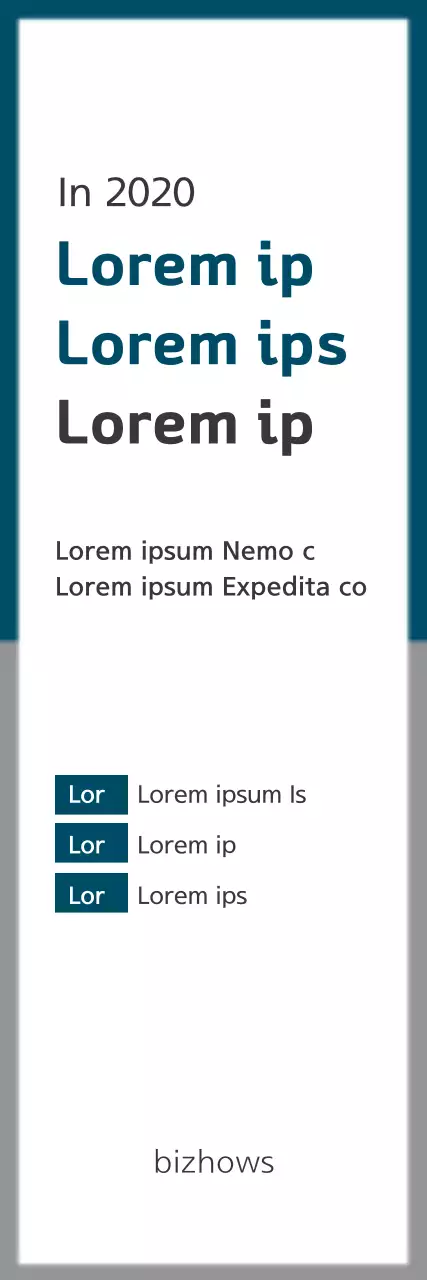 Banner de promoção empresarial moderno branco
