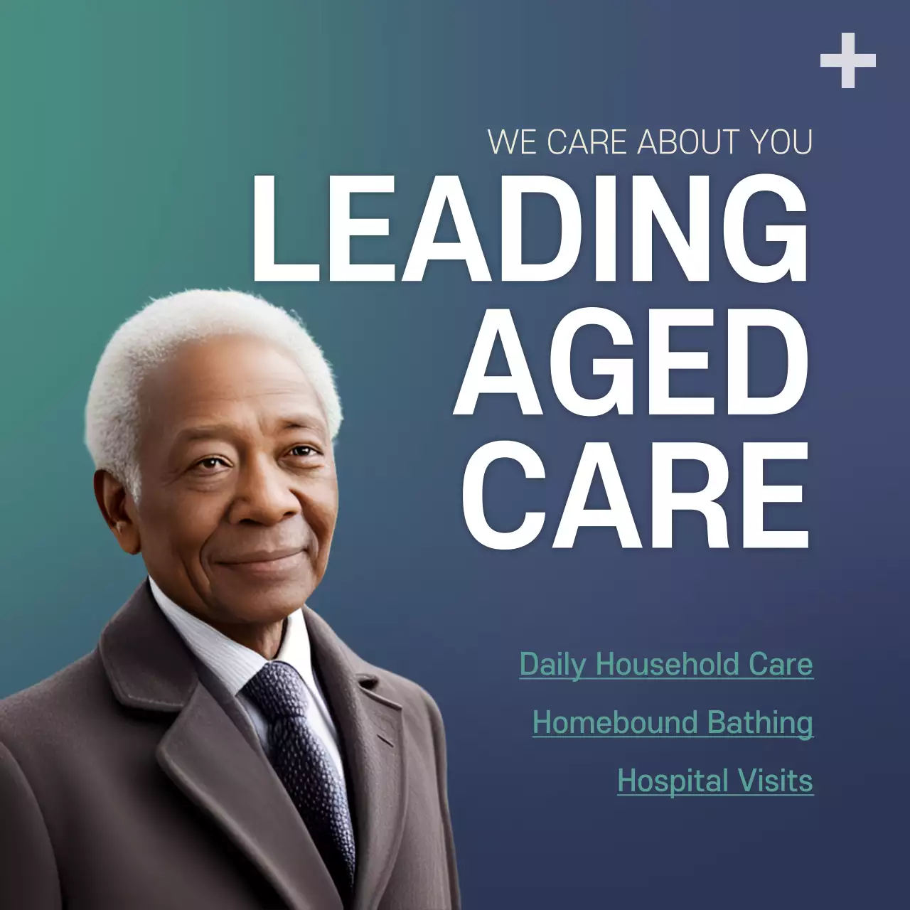 Green Professional Eldercare Promotion Instagram Post