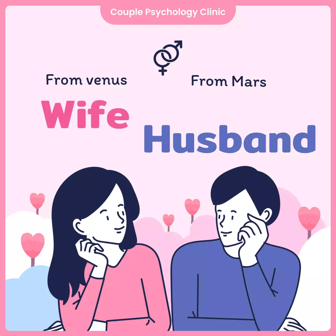 Pink Minimal Relationship Guide Instagram Carousel