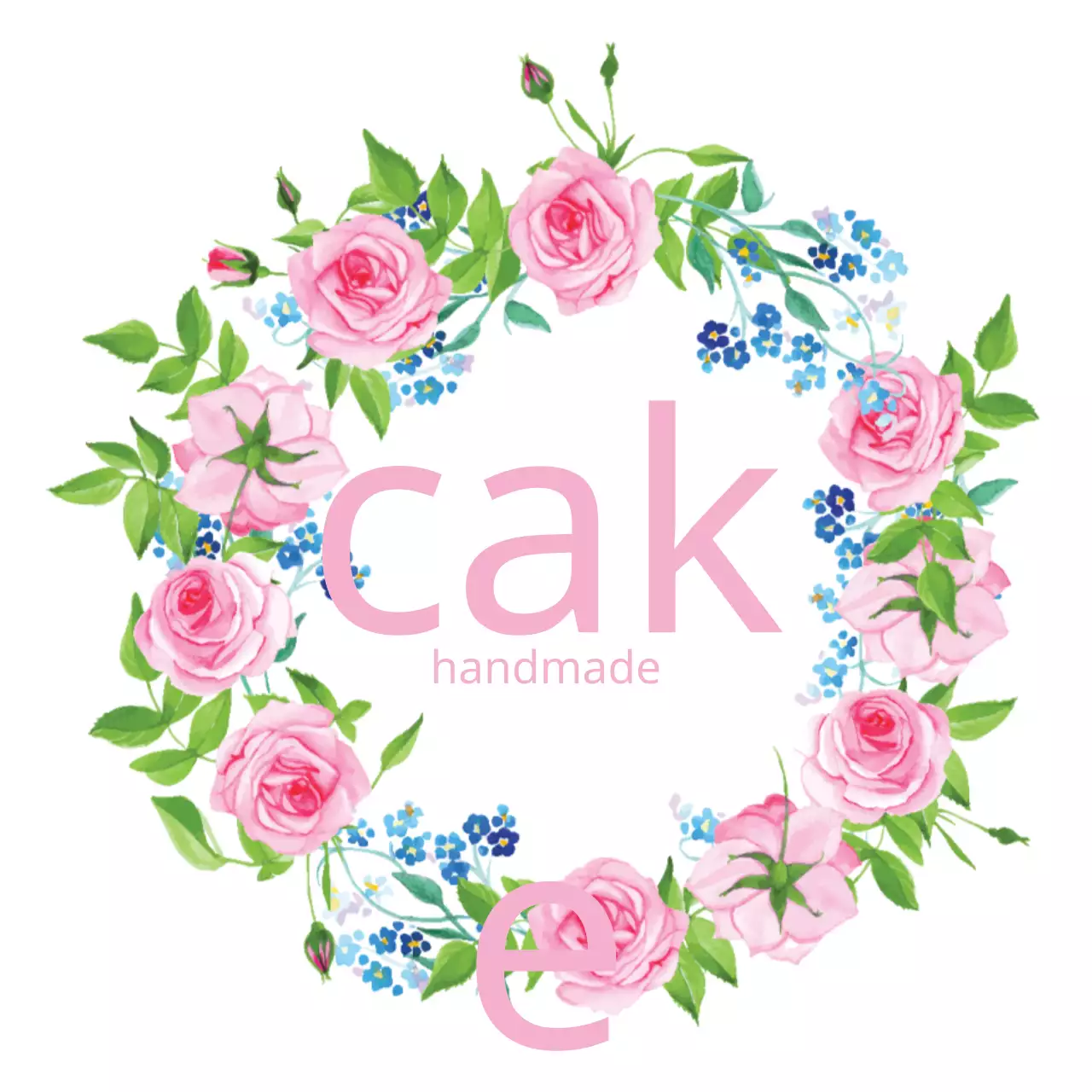 Spanduk Undangan Buatan Tangan Bunga Pink