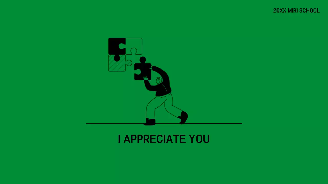 Green Minimal School Guide Presentation