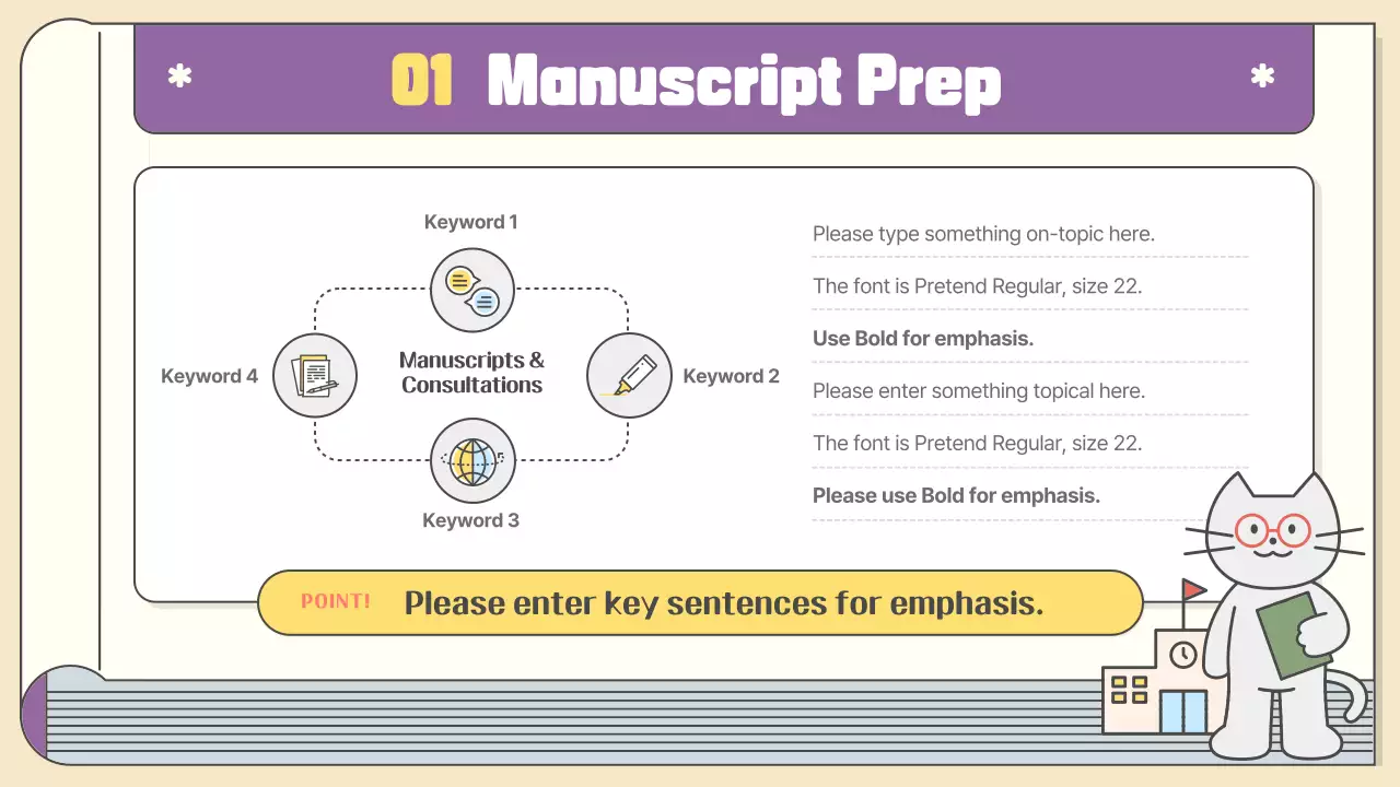 Bản trình bày hướng dẫn xuất bản tối giản màu vàng