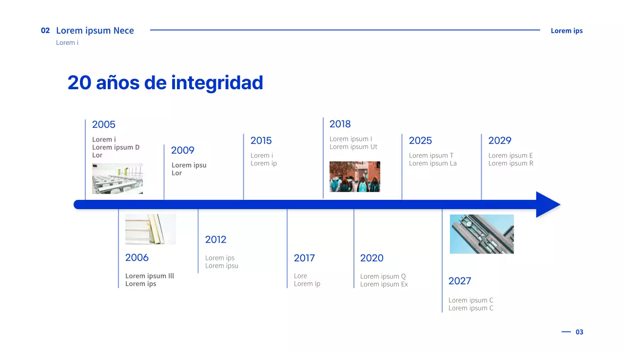 Plantilla de orientación Bluetone