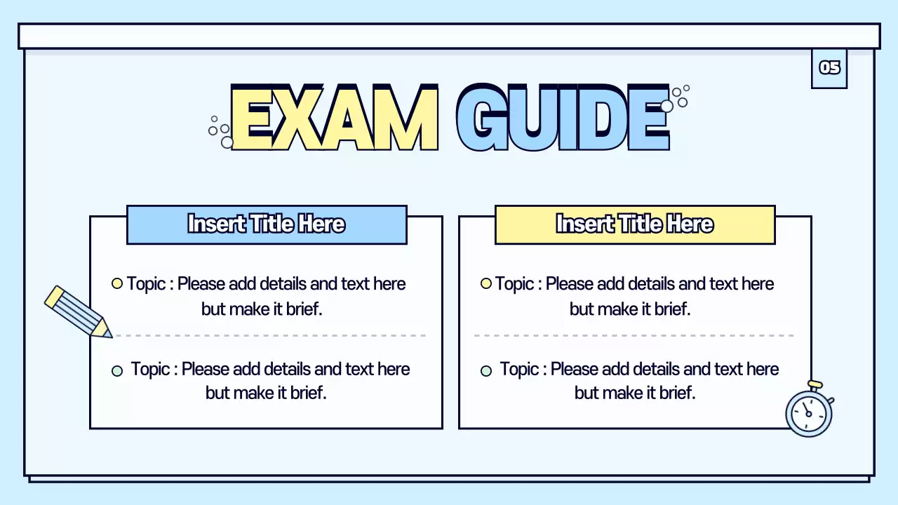 Blue Modern Class Orientation Guide Presentation