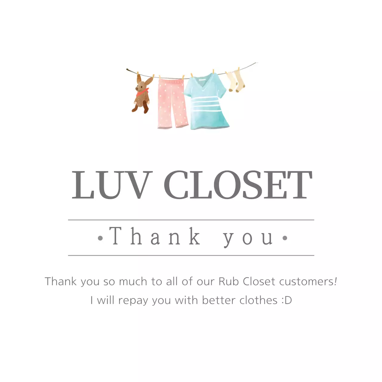 Biểu ngữ thiệp cảm ơn đơn giản màu xám