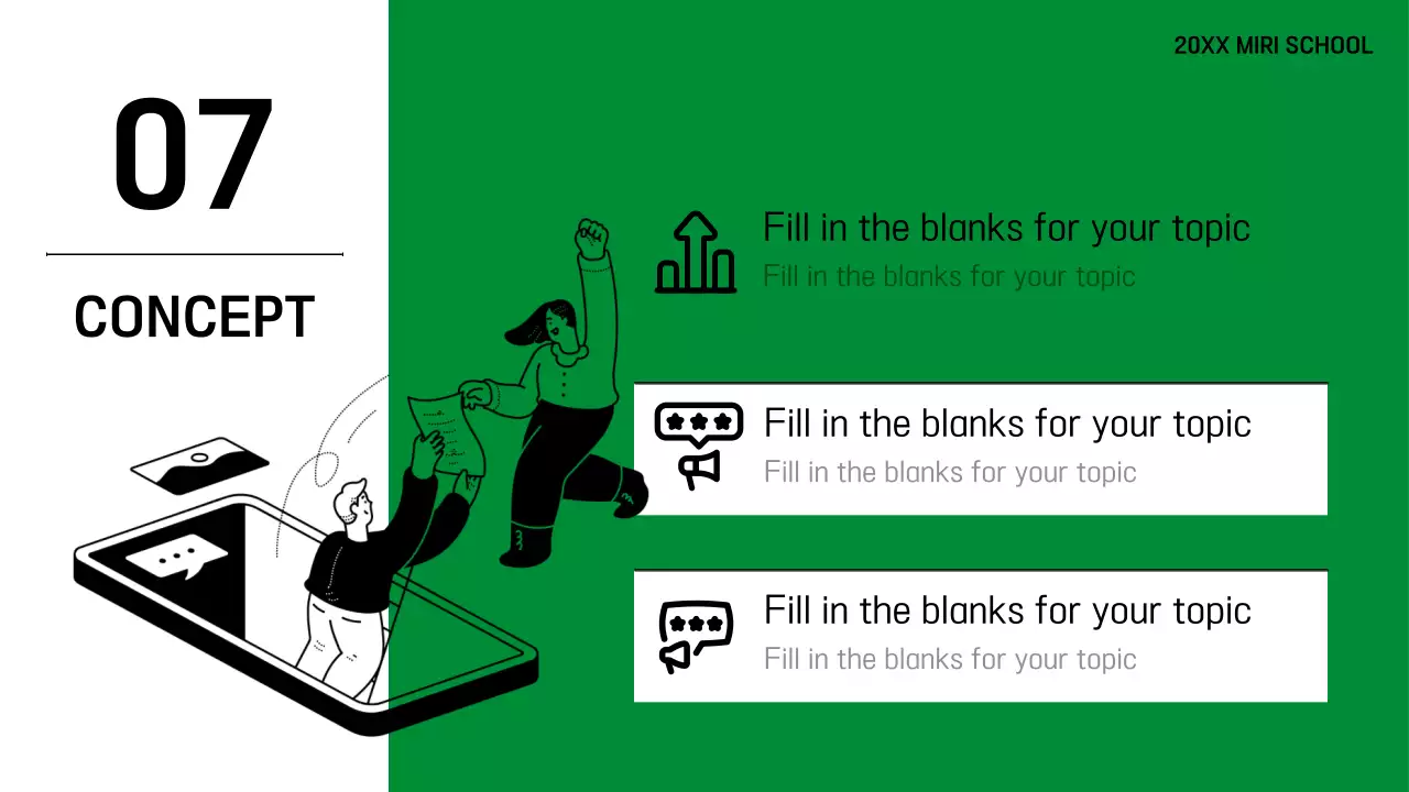 Green Minimal School Guide Presentation