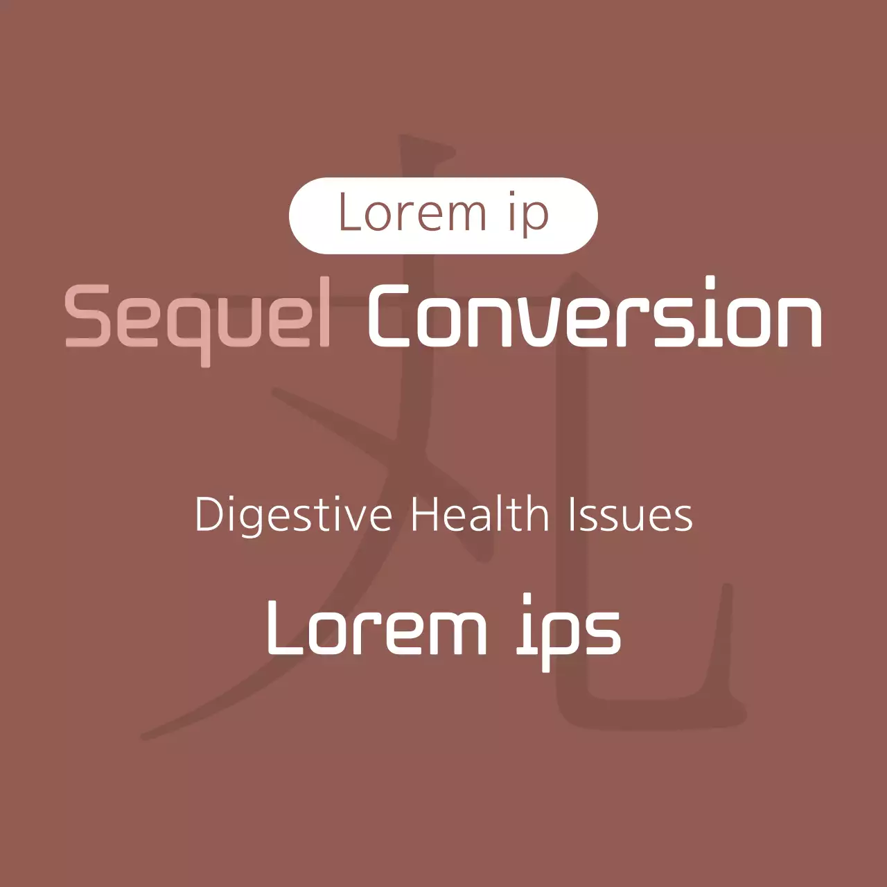 Spanduk Promosi Kesehatan Modern Berwarna Coklat