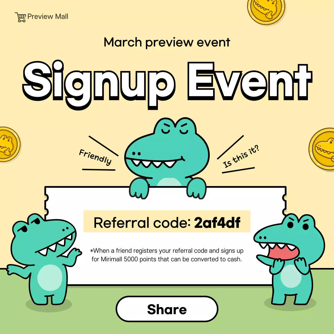 Beige Playful Signup Promotion Social Media Post