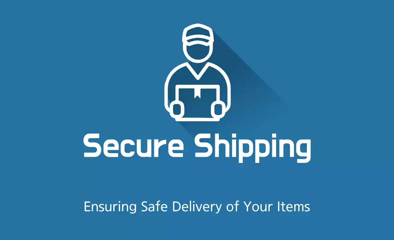 Banner de anúncio de envio mínimo azul