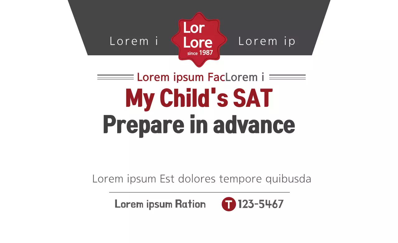 Red Modern Sat Promotion Banner