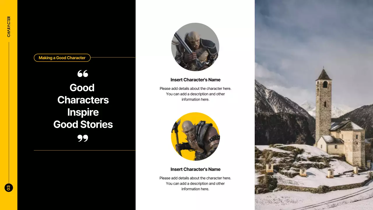 Yellow Modern Game Lecture Presentation