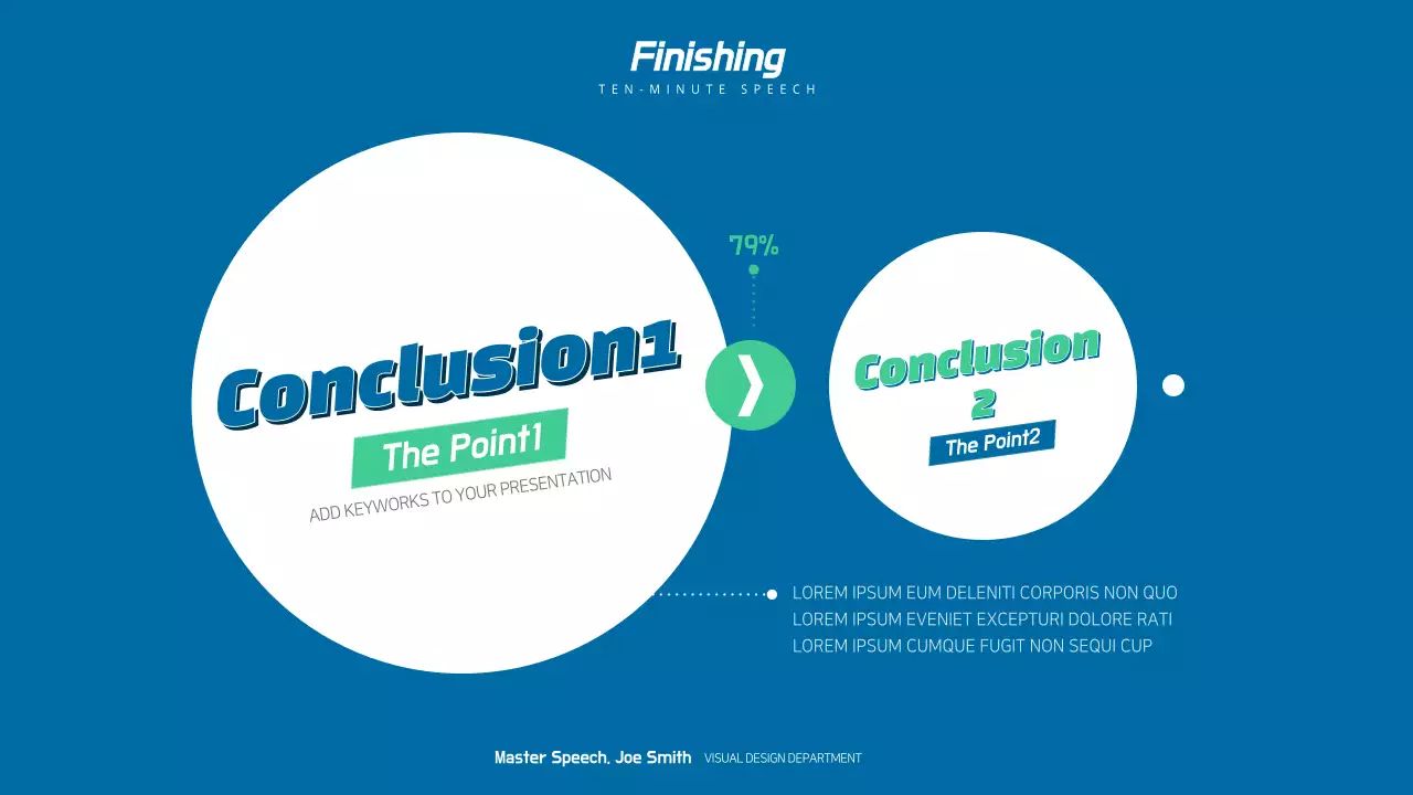 Presentasi Pidato Modern Berwarna-warni
