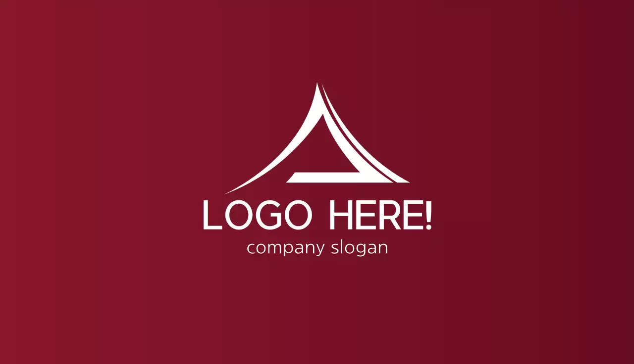 Maroon Professional Business Card