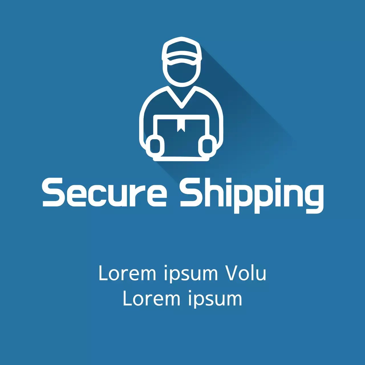 Blue Simple Shipping Promotion Banner