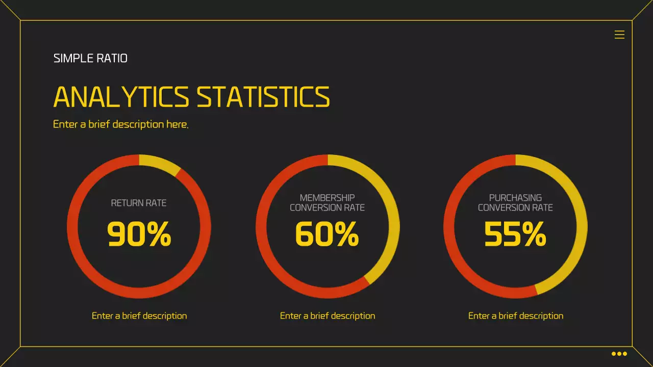 Black Modern Infographic Report Presentation