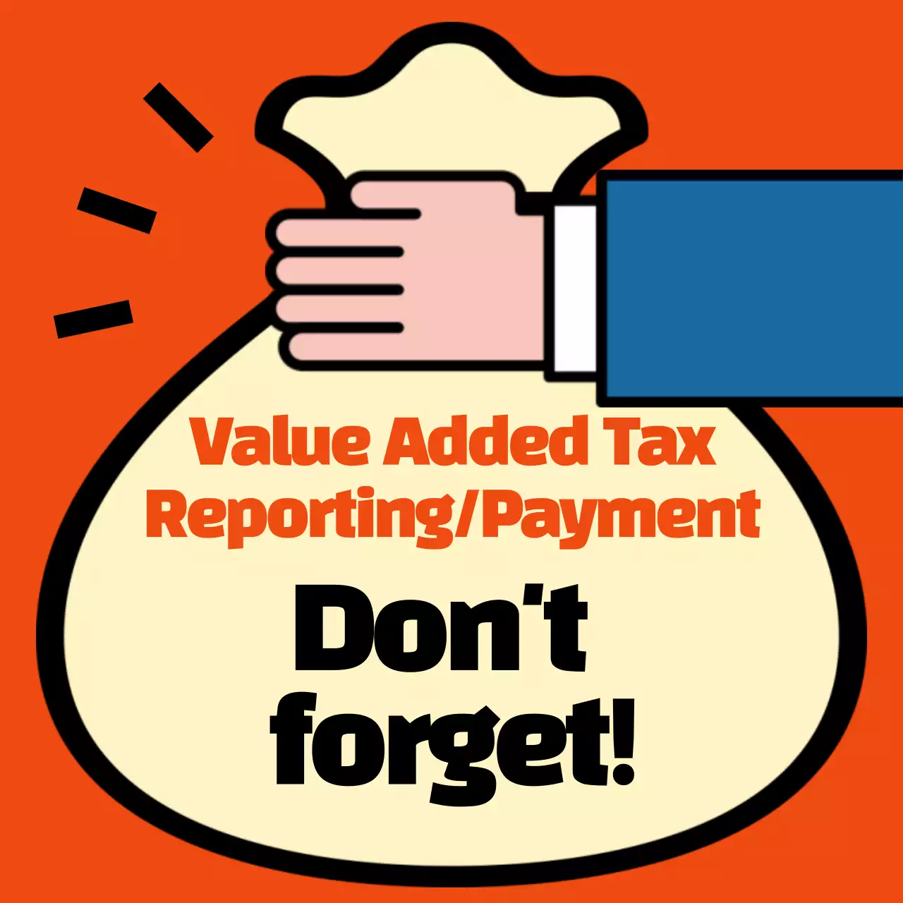 Green Comic Tax Guide Instagram Post