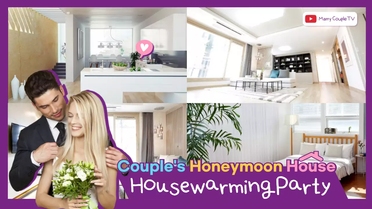 Purple Modern Housewarming Invitation YouTube Thumbnail
