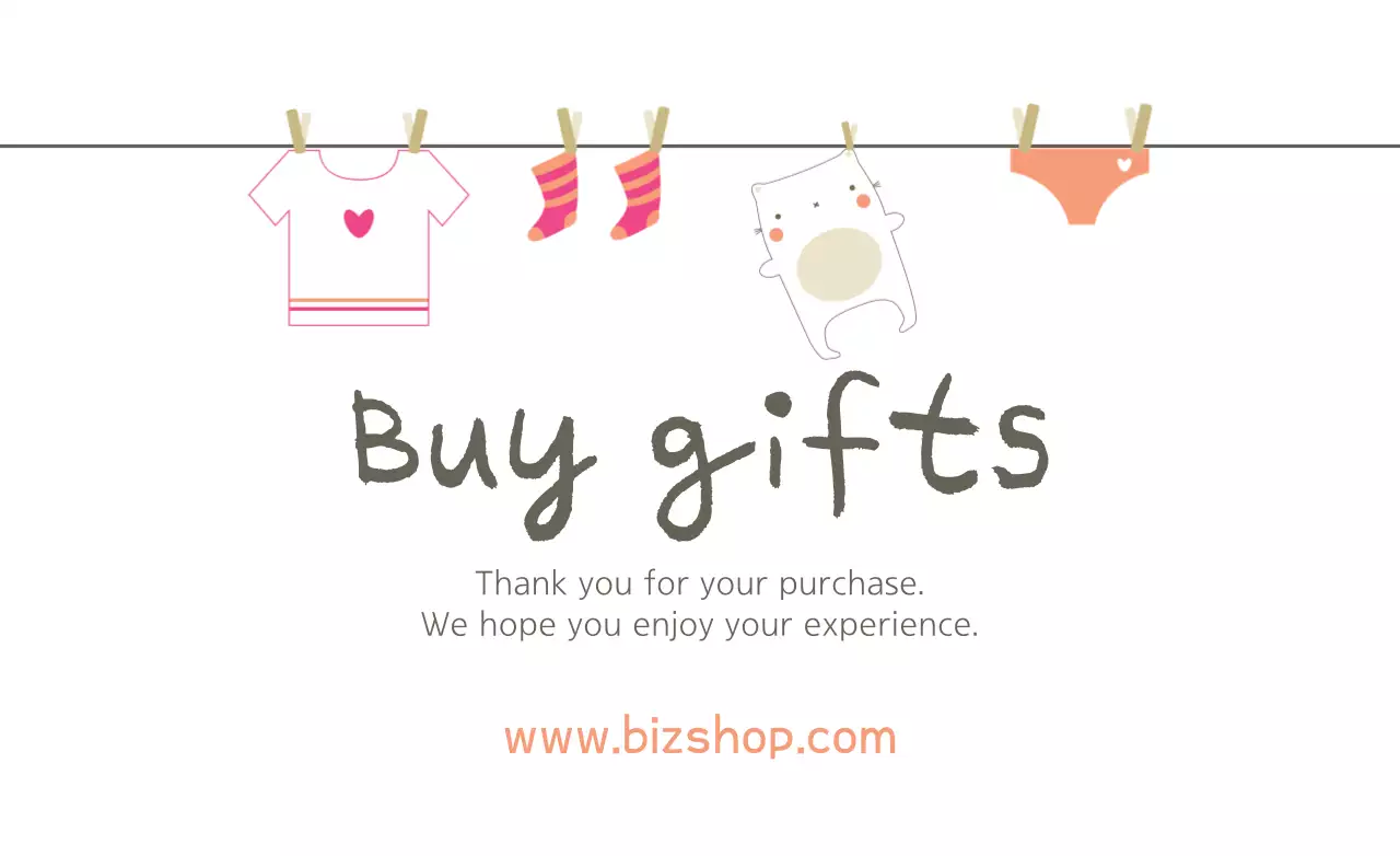 Banner de promoção de presentes simples bege