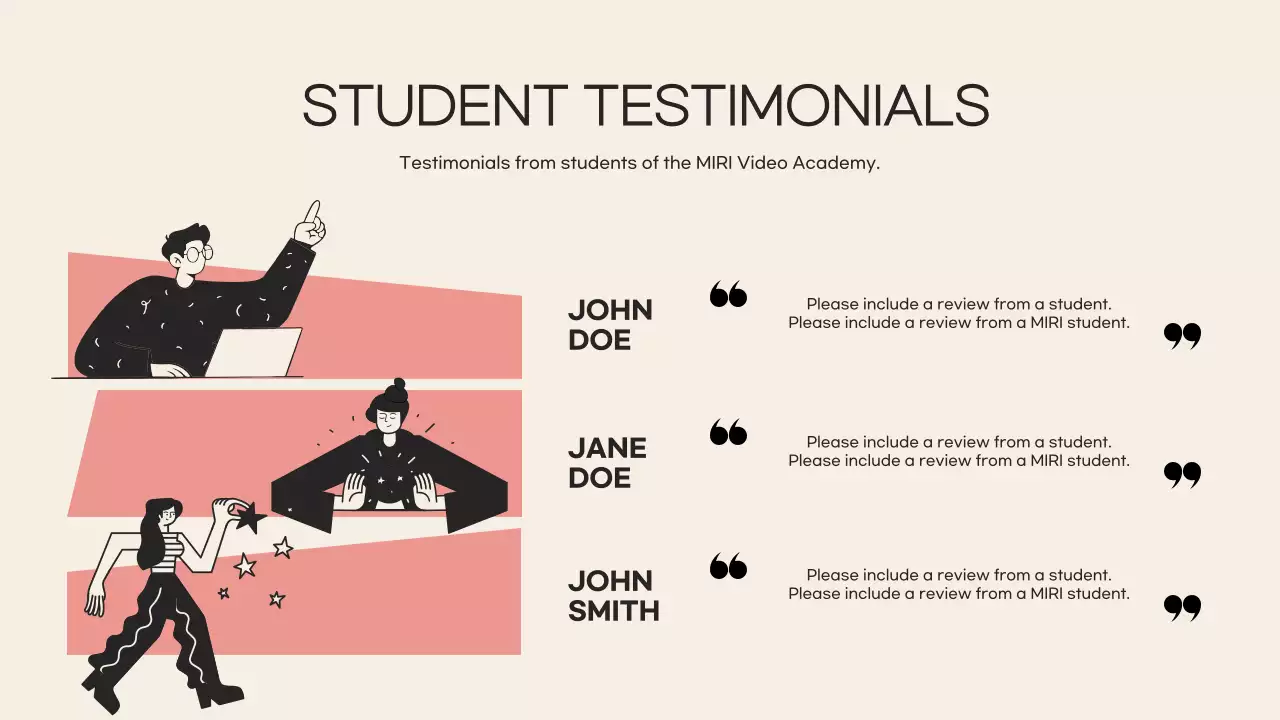 Coral Modern Film Guide Presentation