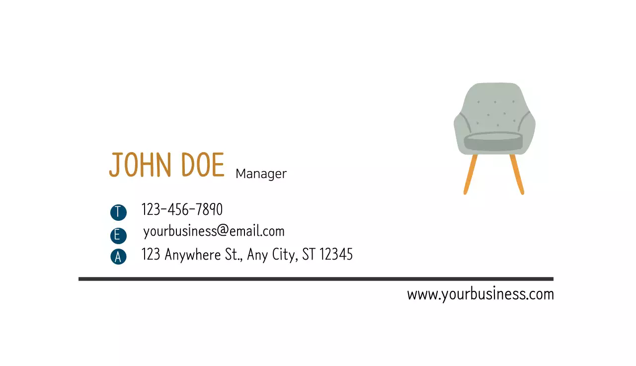 Pink Illustration Neat Furniture Interior