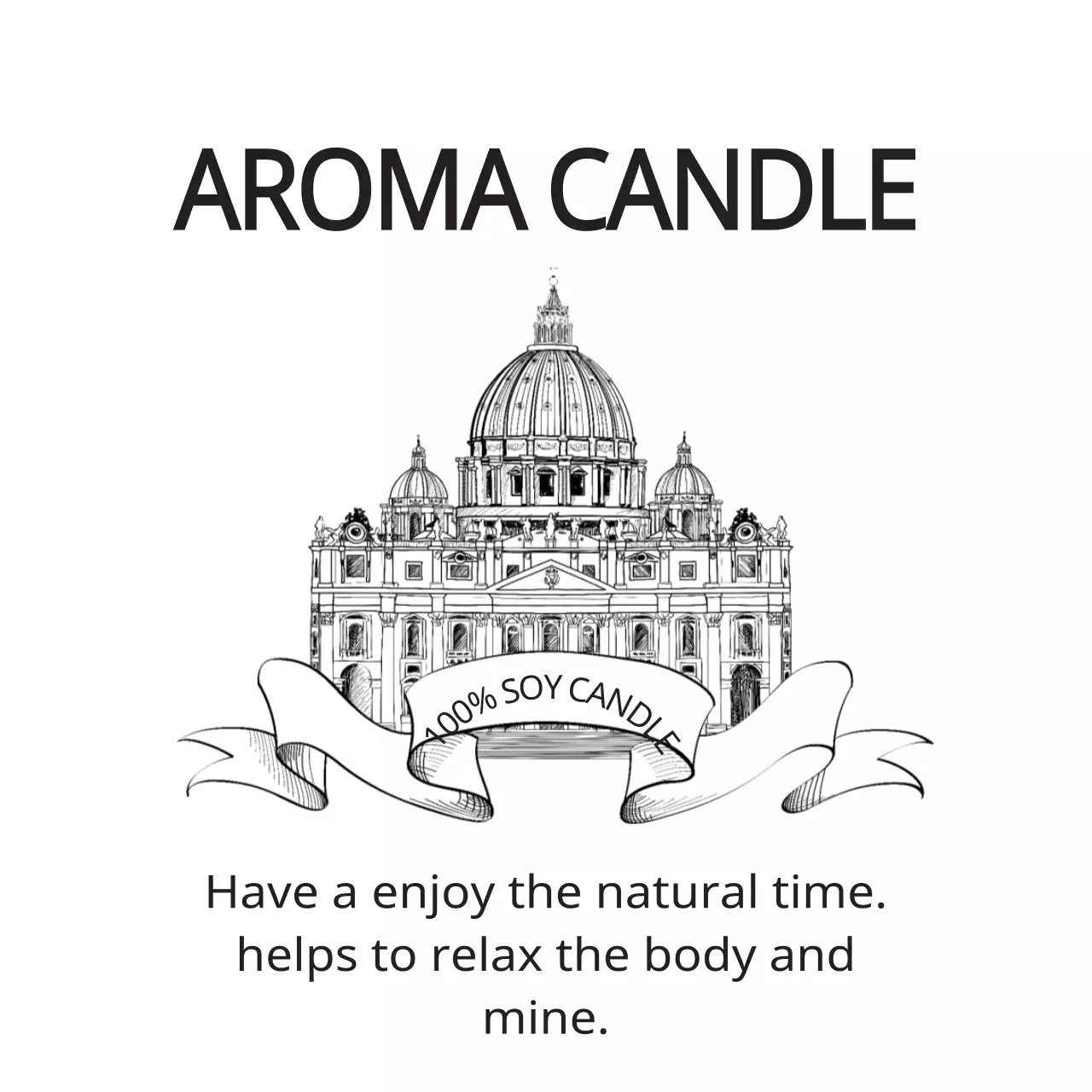 Spanduk Iklan Aroma Klasik Hitam