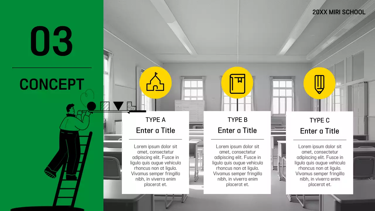 Green Minimal School Guide Presentation