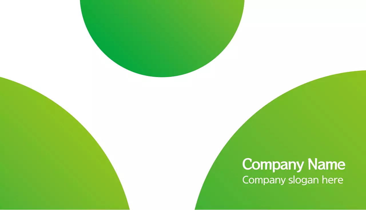 Green Modern Business Card