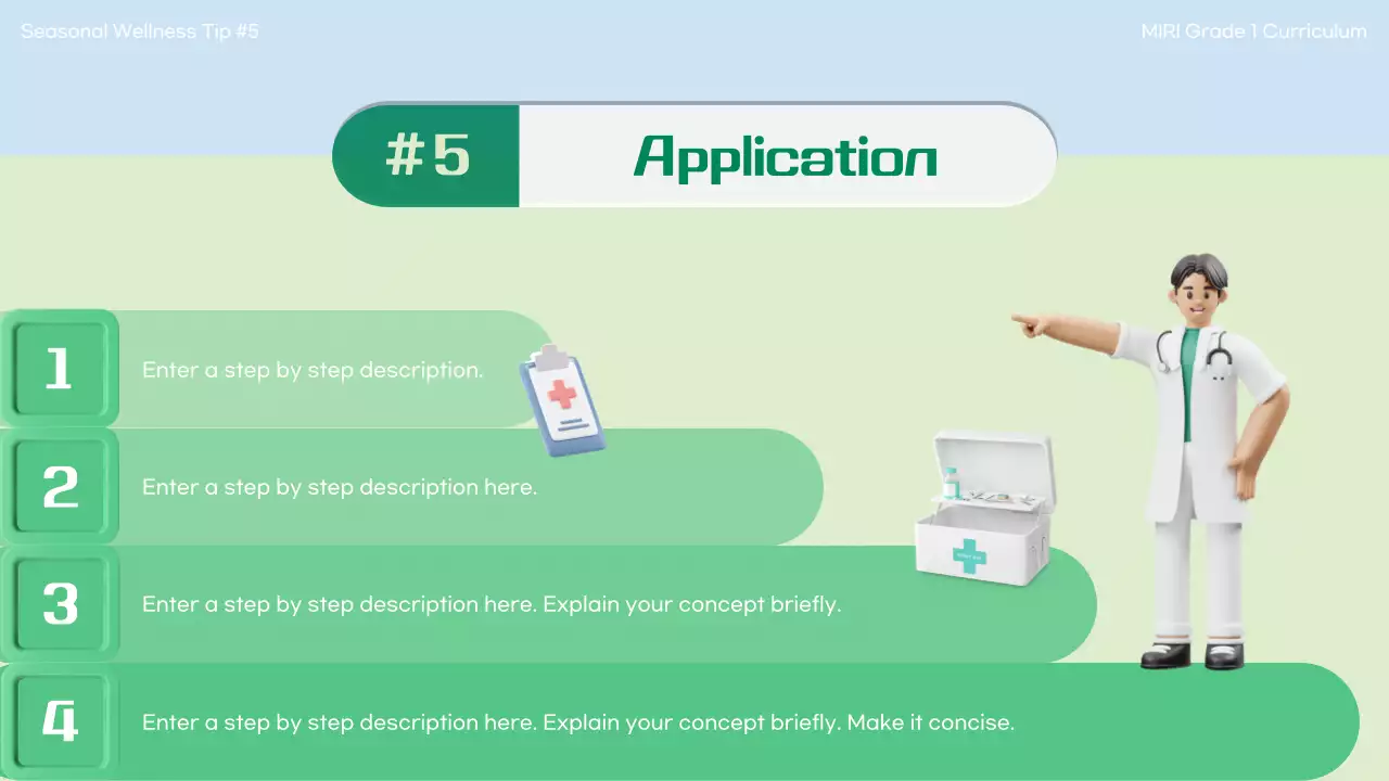 Green Modern Health Guide Presentation