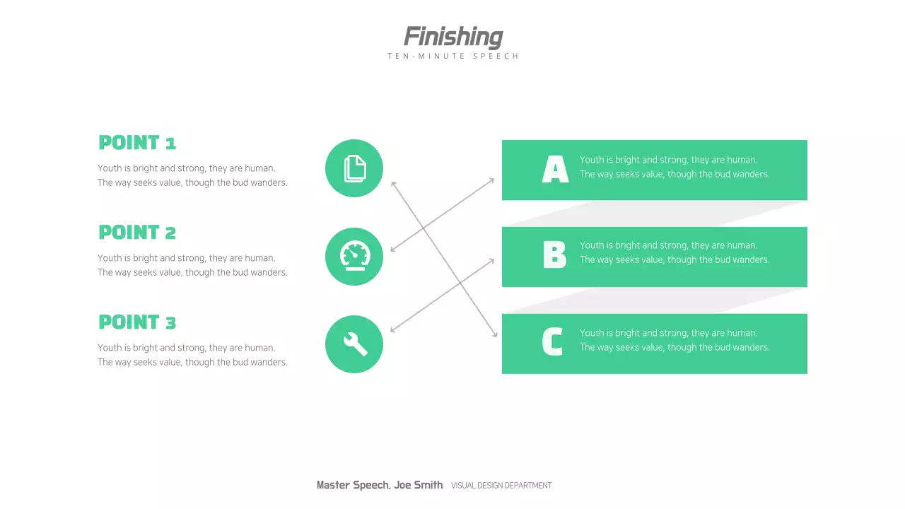 Presentasi Pidato Modern Berwarna-warni