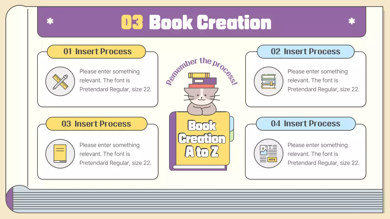 Bản trình bày hướng dẫn xuất bản tối giản màu vàng