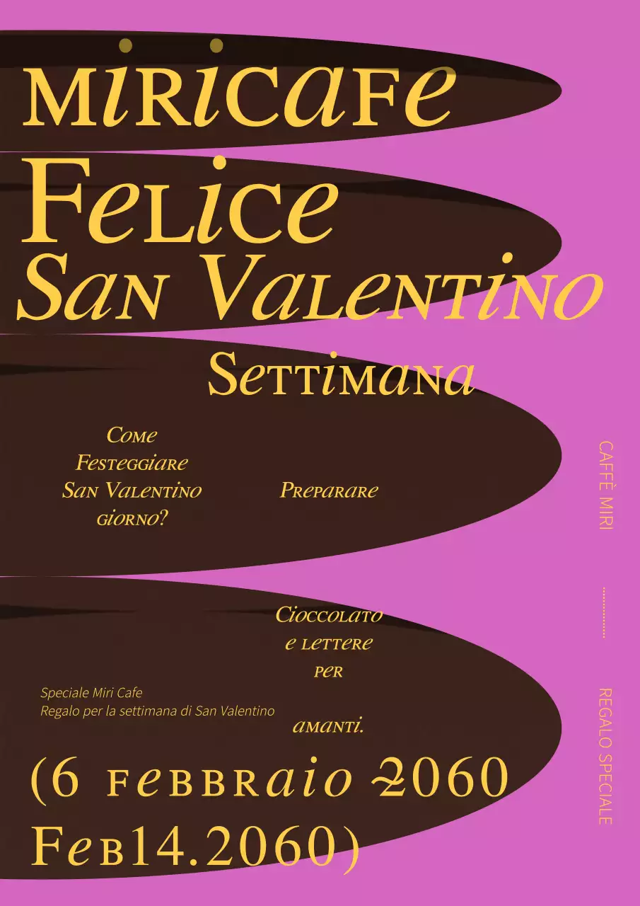  Settimana speciale di San Valentino con concetto di stagno di cioccolato