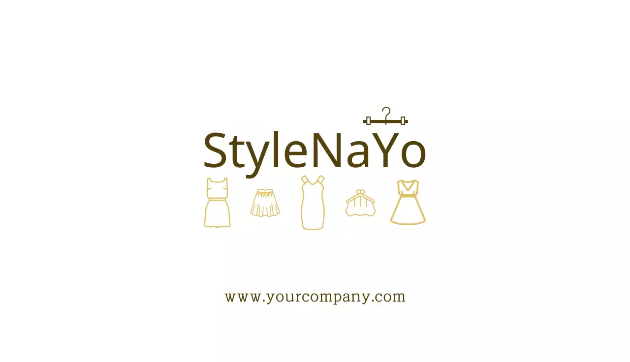 Gold Elegant Fashion Business Card