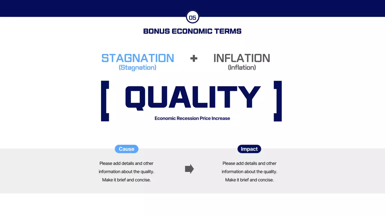 Blue Simple Economy Stocks Course Materials