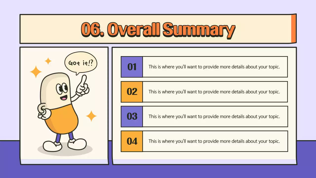 오렌지 만화 학교 가이드 프레젠테이션