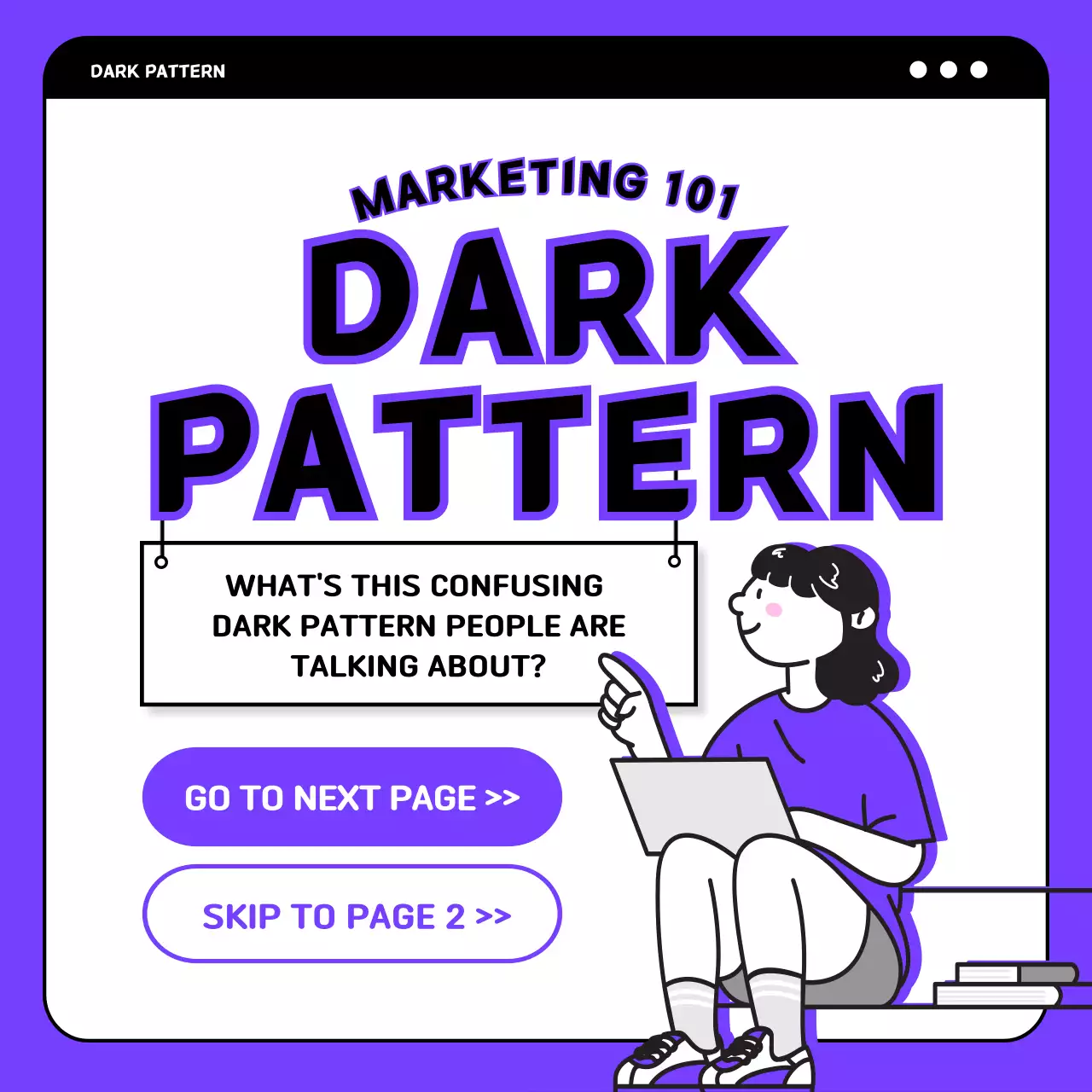 퍼플 모던 마케팅 가이드 인스타그램 캐러셀