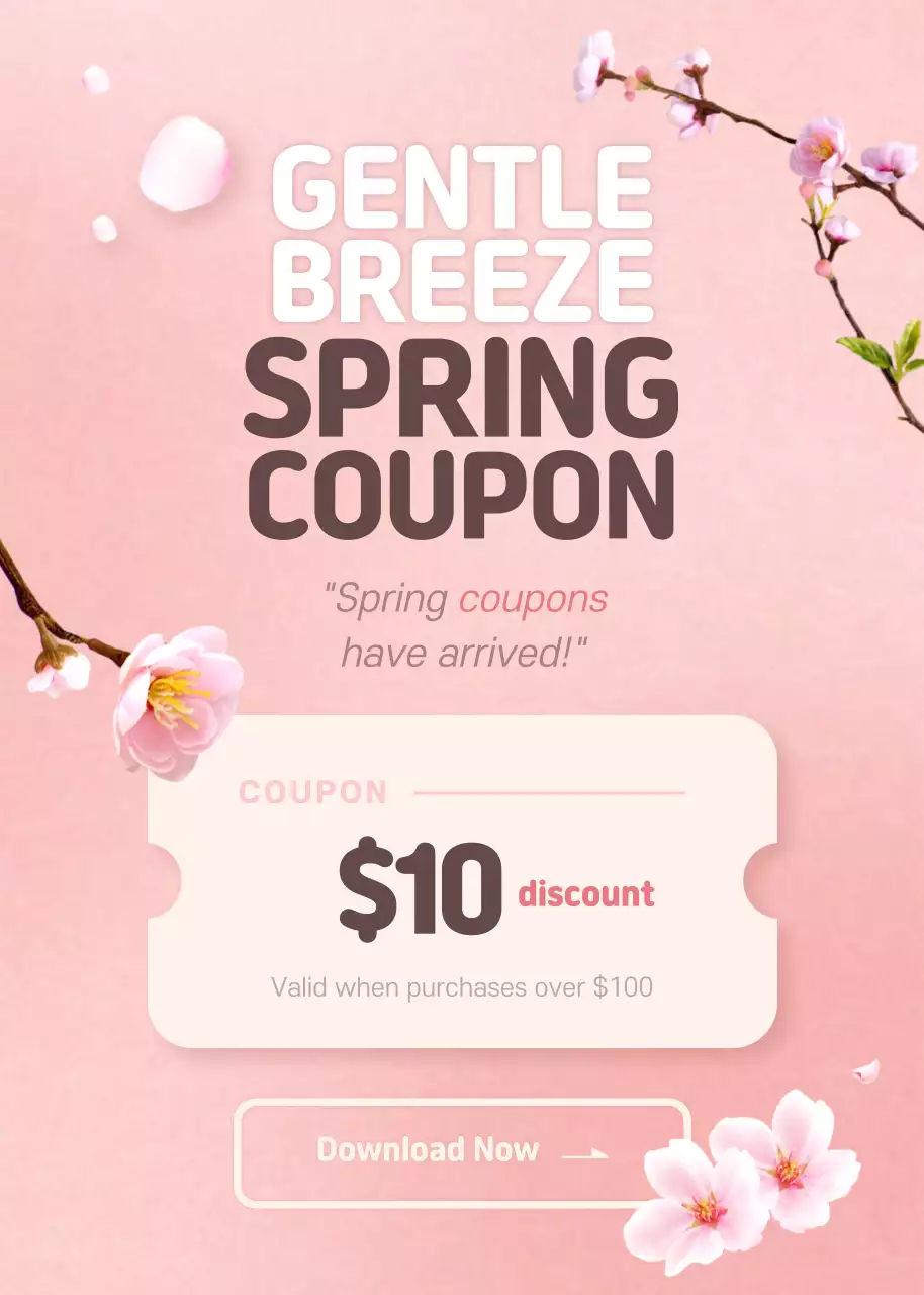 Spring coupons