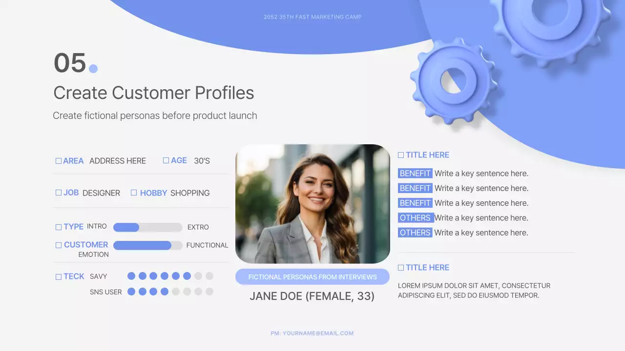 Blue Modern Marketing Guide Presentation
