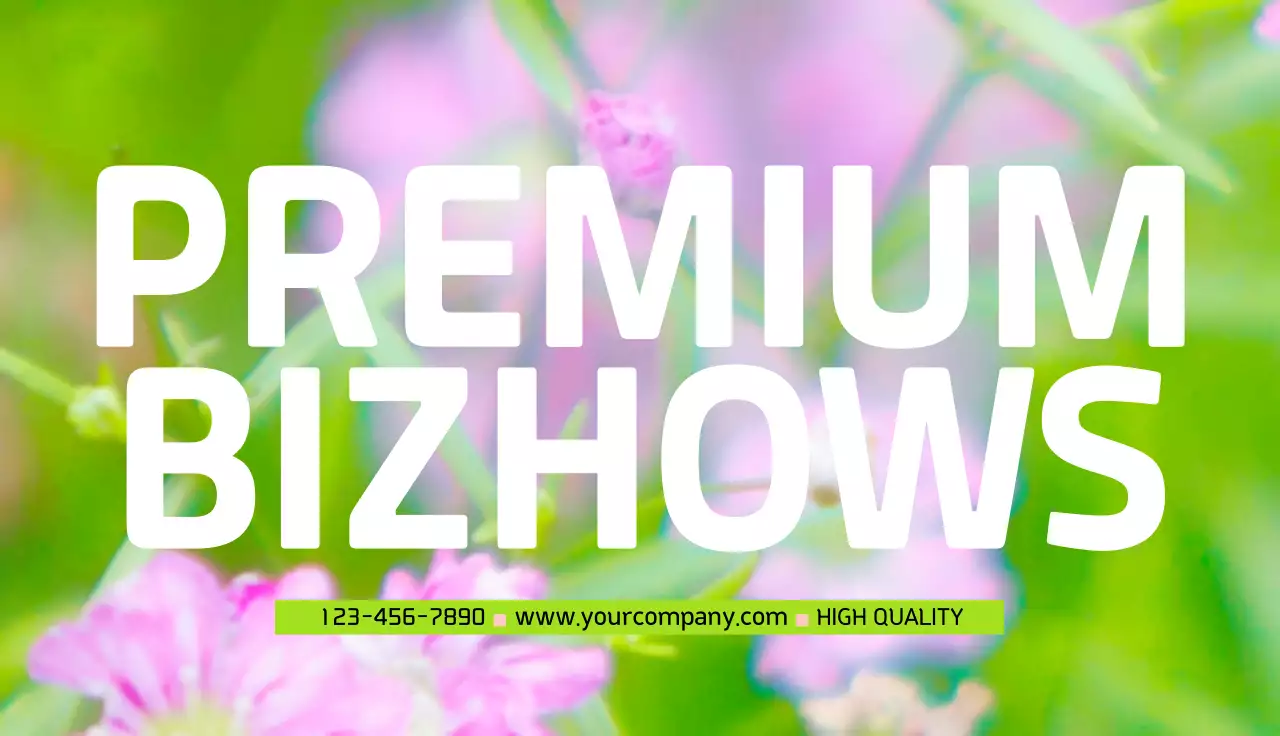 Green Modern Business Card