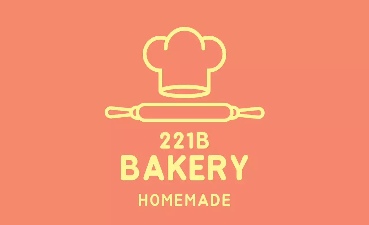 Banner de propaganda da Peach Simple Bakery