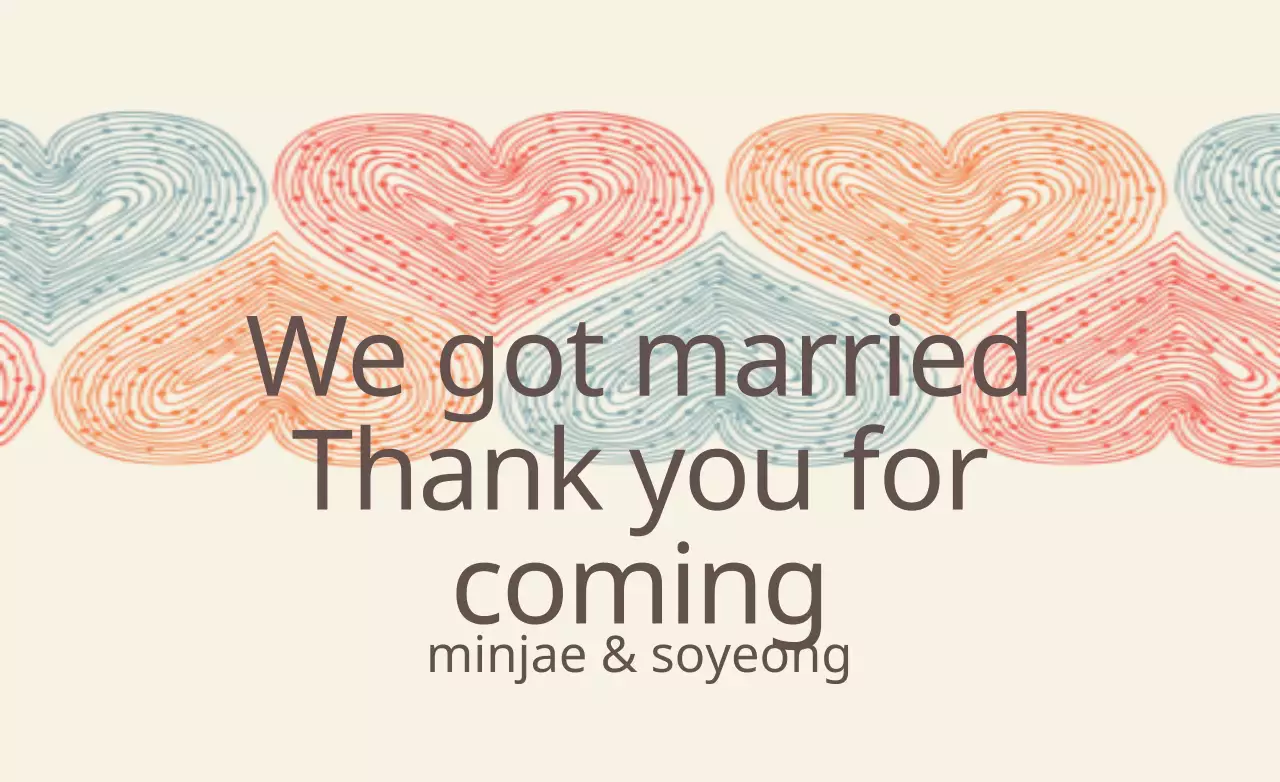 Faixa de agradecimento floral bege para casamento