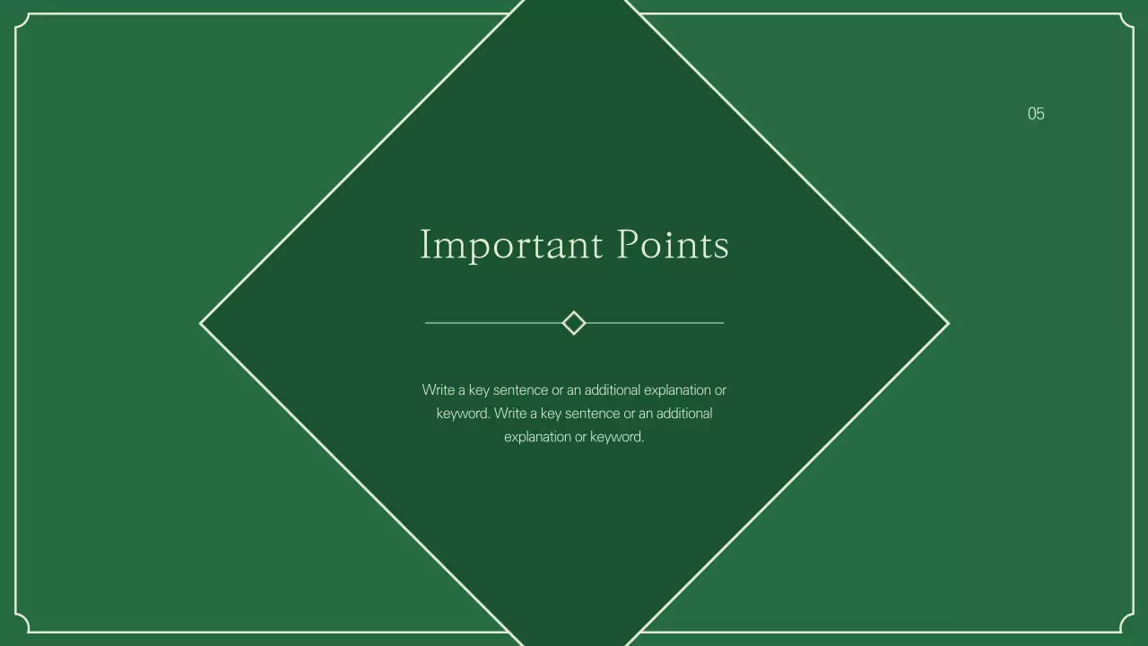 Green Classic Travel Presentation