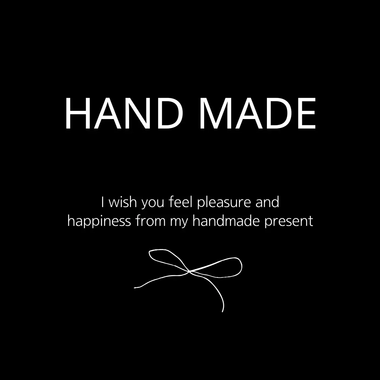 Biểu ngữ mời thủ công tối giản màu đen