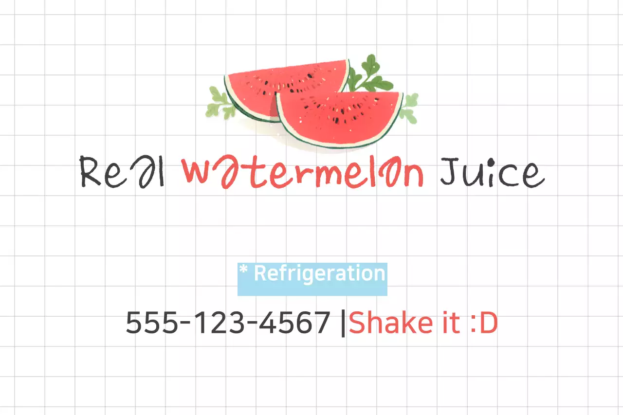 Red Simple Juice Promotion Banner
