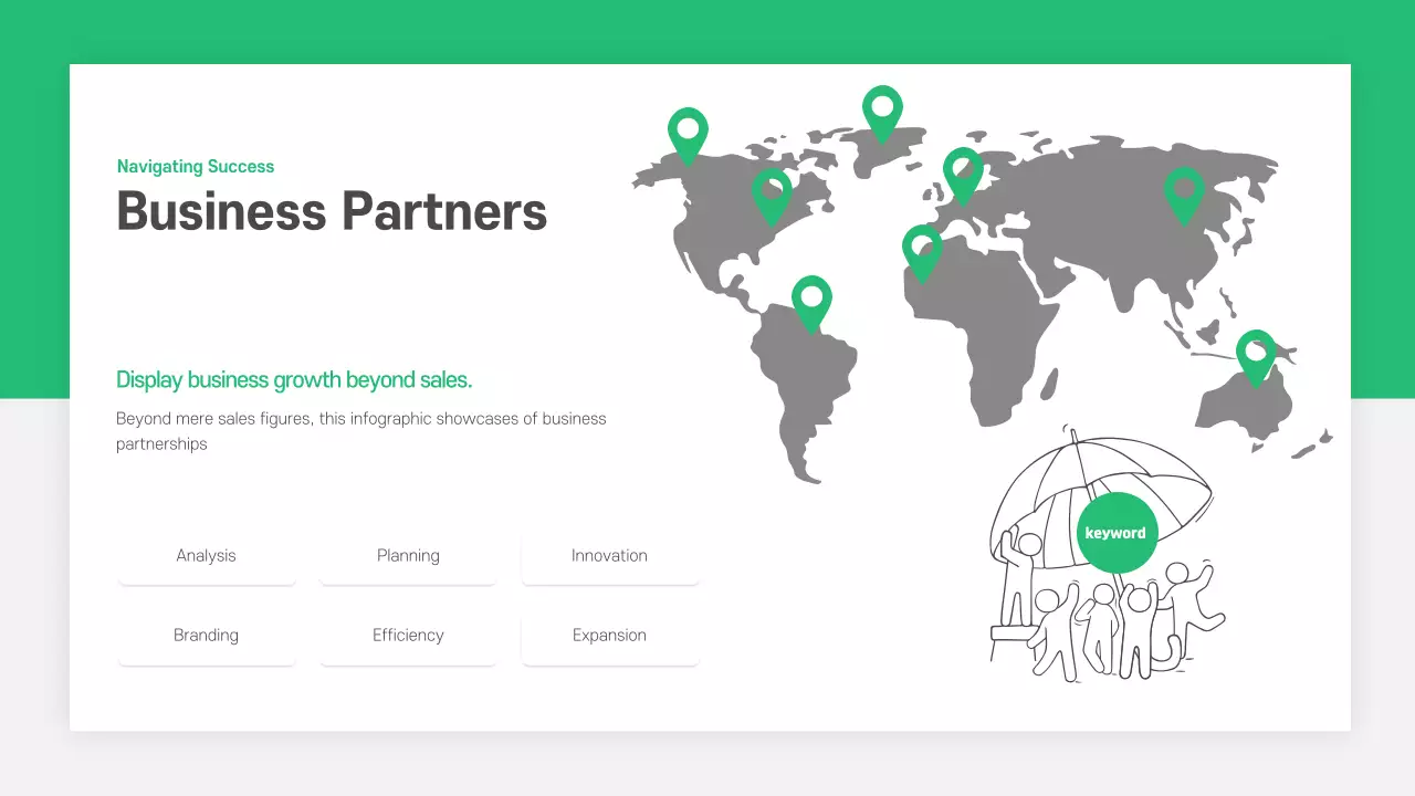 Green Modern Business Infographic