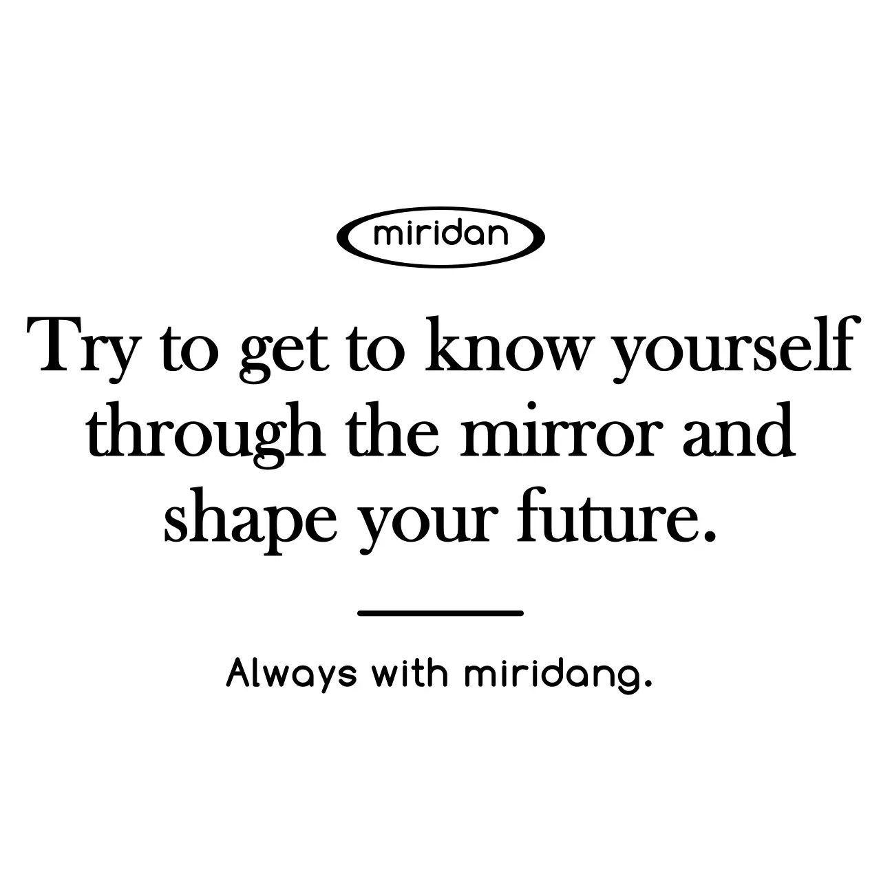 Black, simple, emotional copy-emphasizing style for cafe promotions and merchandise