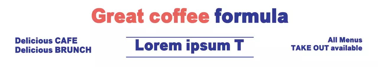 Banner de promoção de café simples vermelho